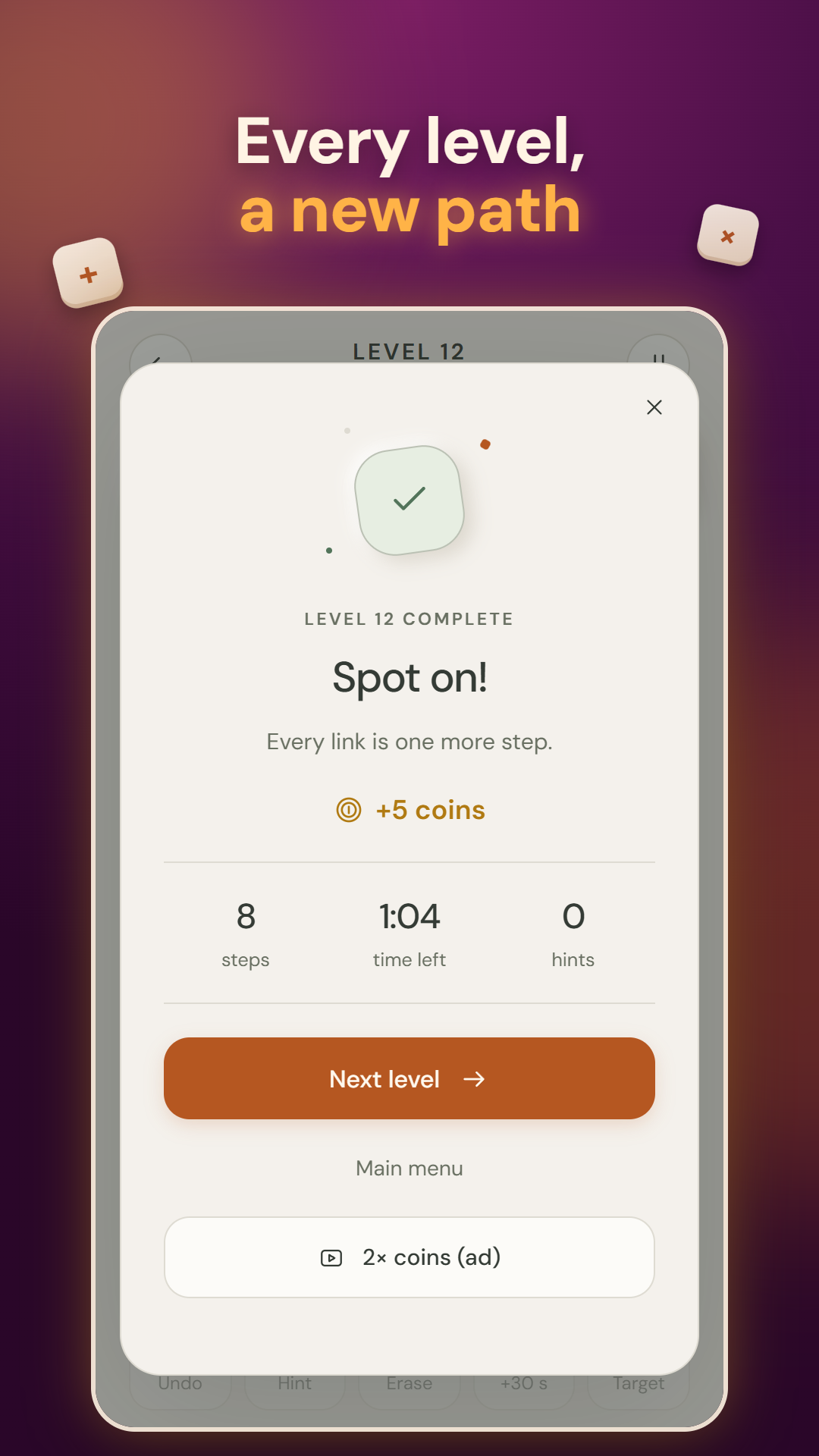Matrixo : Math Path Puzzle screenshot 2