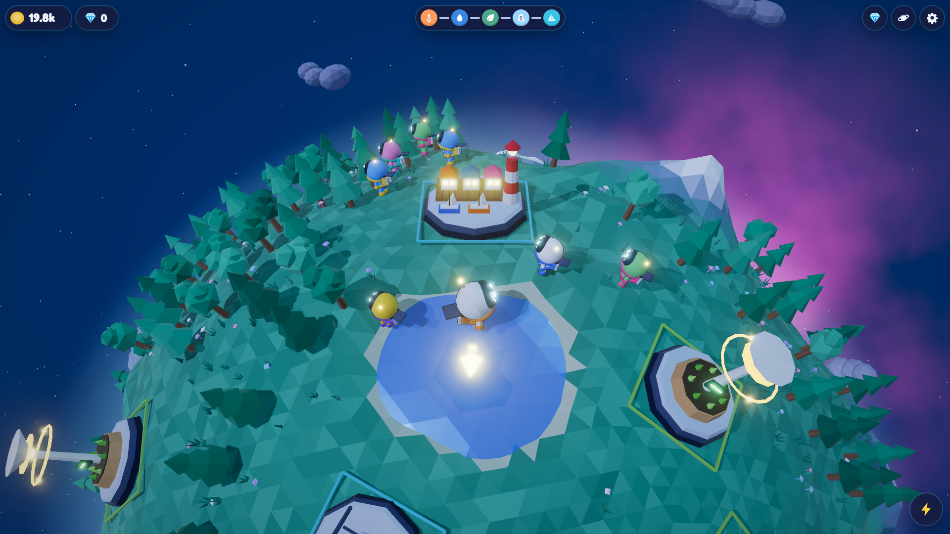 Tiny Planet: Space Colony screenshot 5