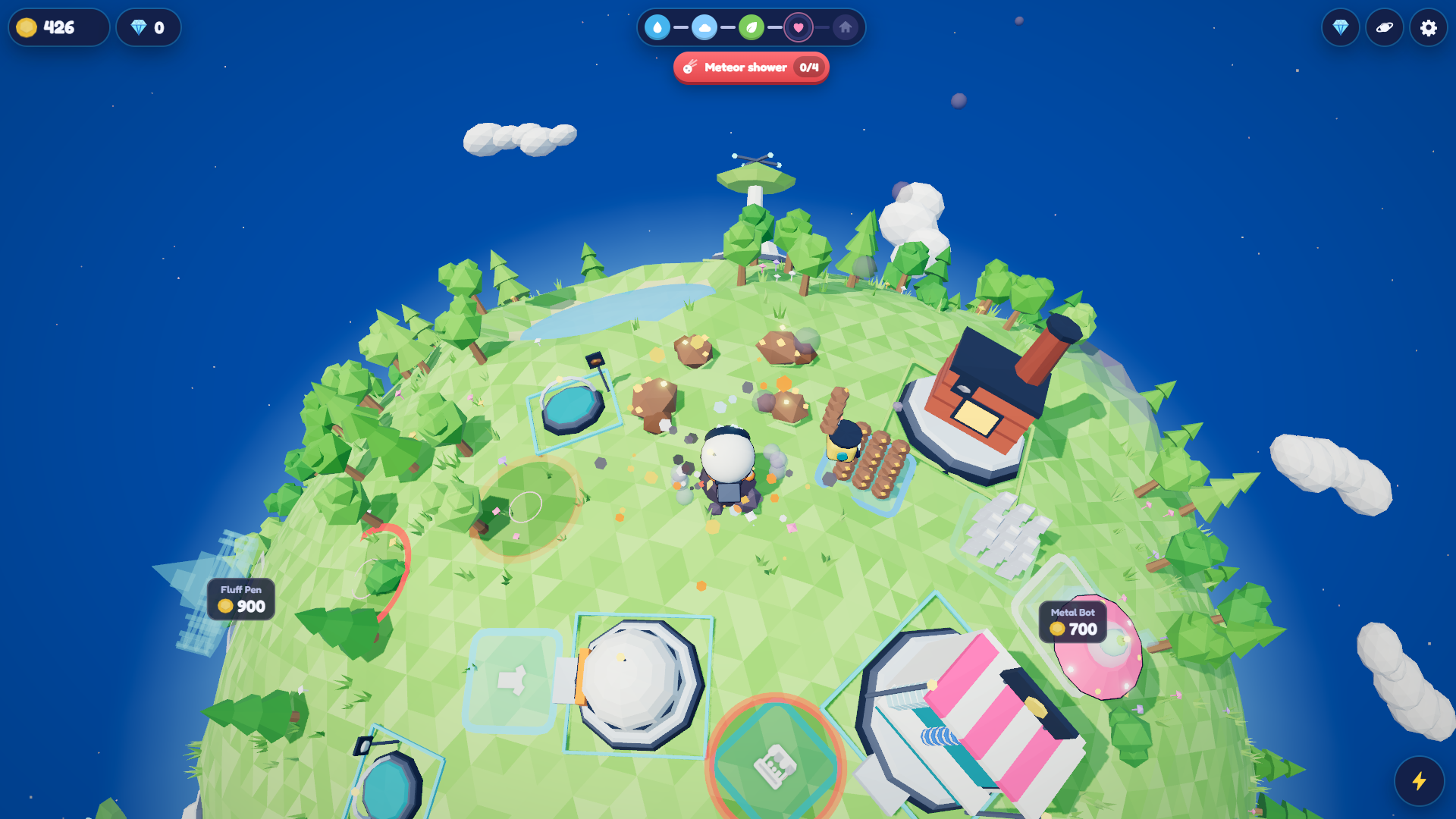 Tiny Planet: Space Colony screenshot 7