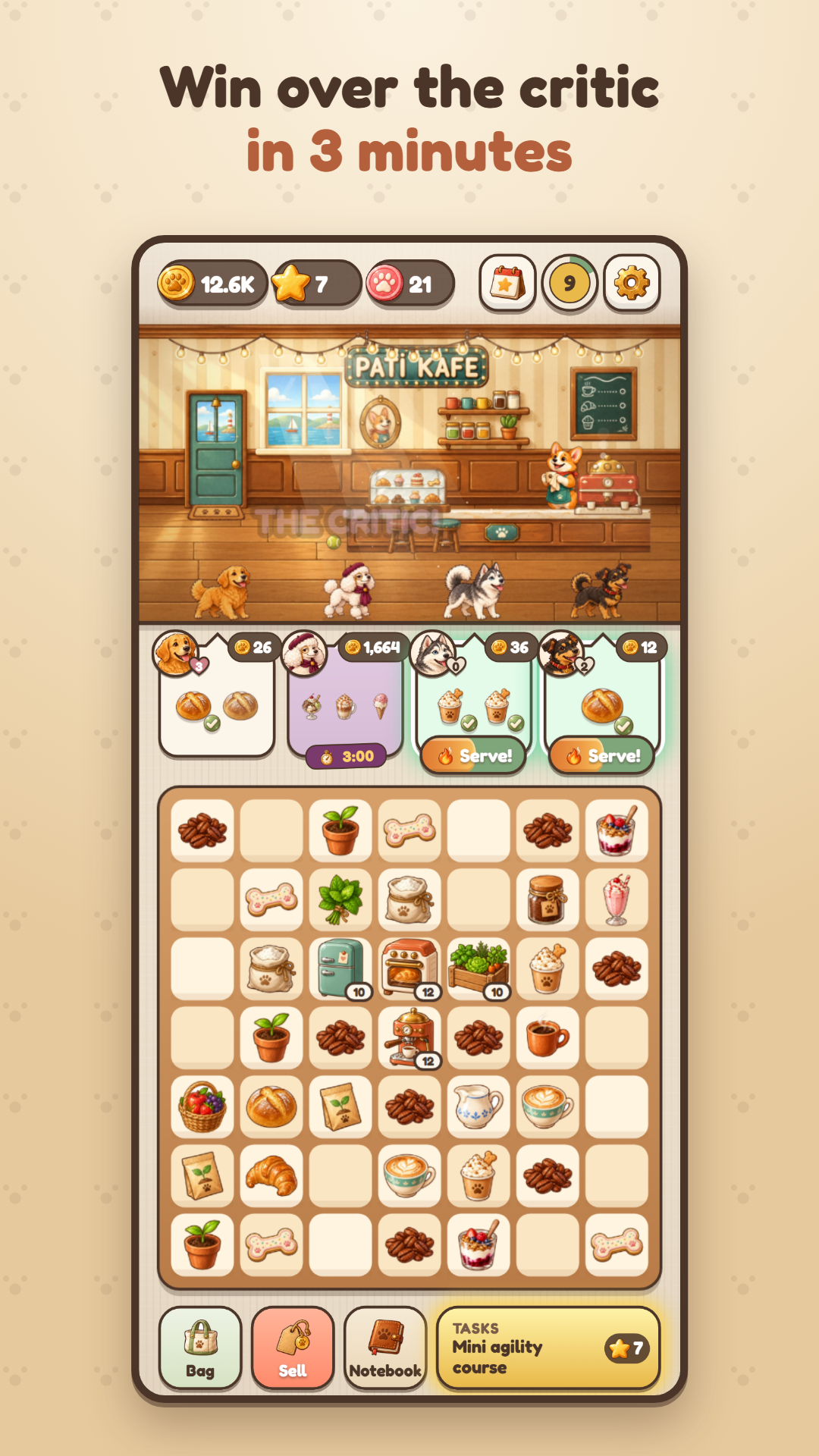 Paw Café: Merge & Serve screenshot 7
